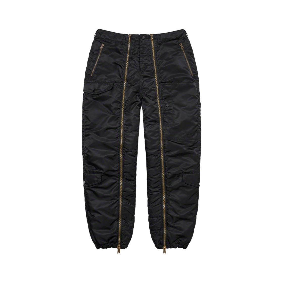슈프림 나일론 플라이트 팬츠 블랙 - 22FW(Supreme Nylon Flight Pants Black - 22FW) - 1
