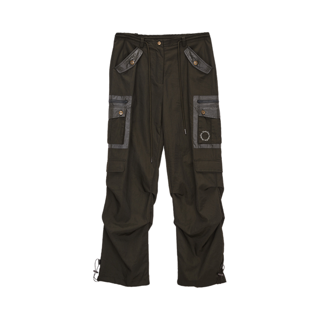 MATIN KIM】NYLON CARGO WORK PANTS BROWN 【公式通販】