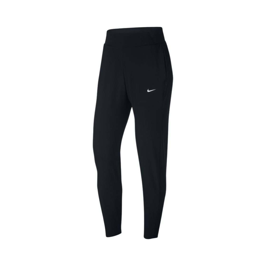 (W) 나이키 드라이핏 블리스 빅토리 미드 라이즈 팬츠 블랙 화이트 - 아시아((W) Nike Dri-Fit Bliss Victory Mid Rise Pants Black White - Asia) - 1