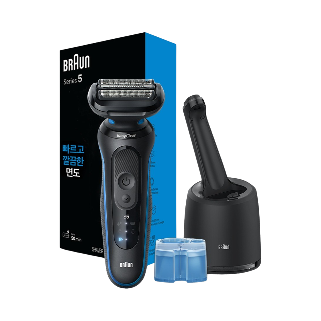 브라운 뉴 시리즈5 52-B7000cc 블루(Braun New Series 5 52-B7000cc Blue)