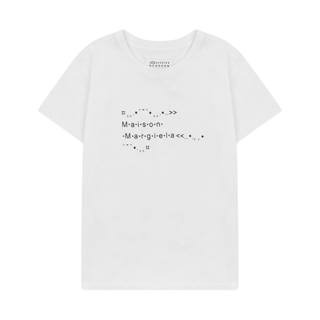 S51GC0513S22816100 (W) Maison Margiela Font Generator T-Shirt White