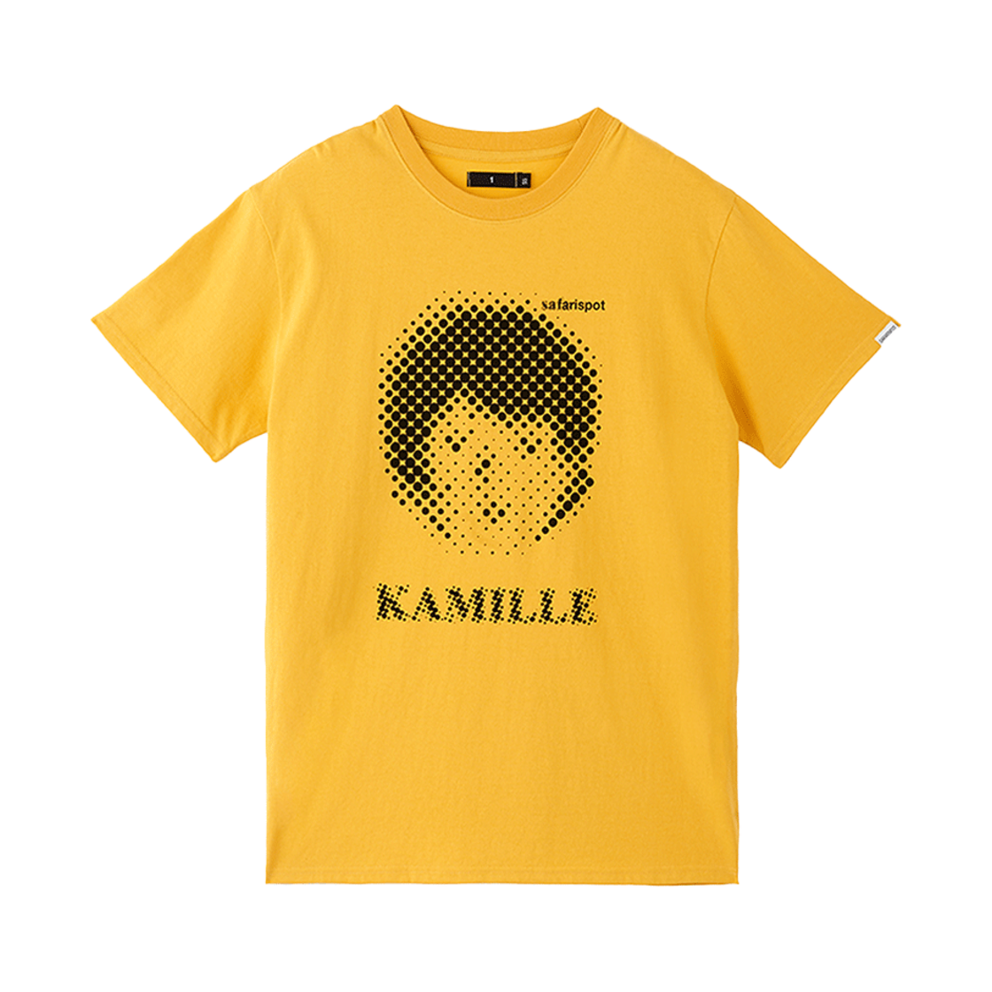 사파리스팟 카미유 브레일 티 옐로우 블랙(Safarispot Kamille Braille Tee Yellow Black) - 1