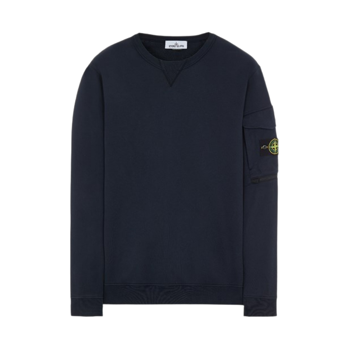 스톤 아일랜드 61151 코튼 플리스 가먼트 다이드 크루넥 스웨트셔츠 네이비 블루 - 22SS(Stone Island 61151 Cotton Fleece Garment Dyed Crewneck Sweatshirt Navy Blue - 22SS) - 1