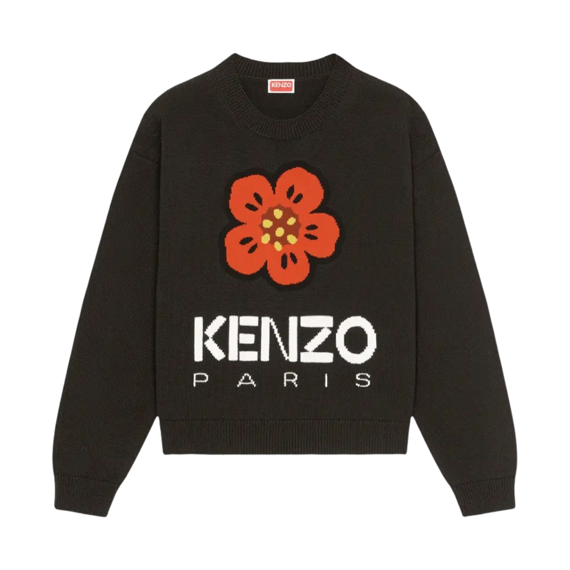 FD52PU3803LC99J (W) Kenzo Boke Flower Jumper Black
