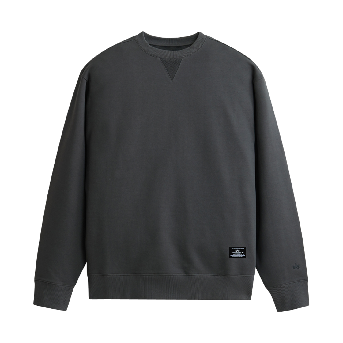 AI25I1000043CHL ALPHA INDUSTRIES Essential French Terry Crewneck Gen Ii Charcoal