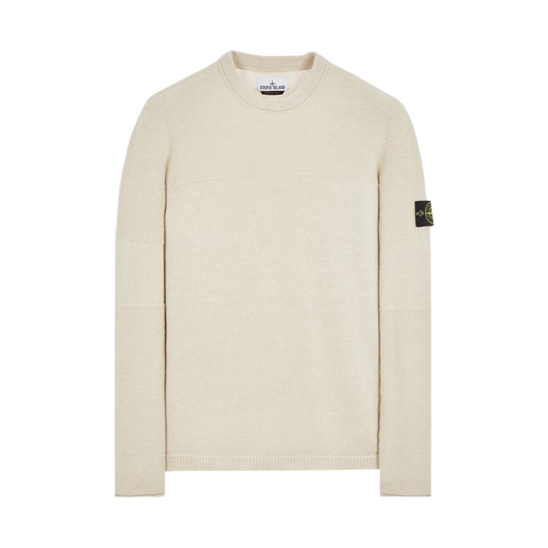7915524A3-V0097 Stone Island 524A3 Lambswool Crewneck Knit Stucco - 23FW