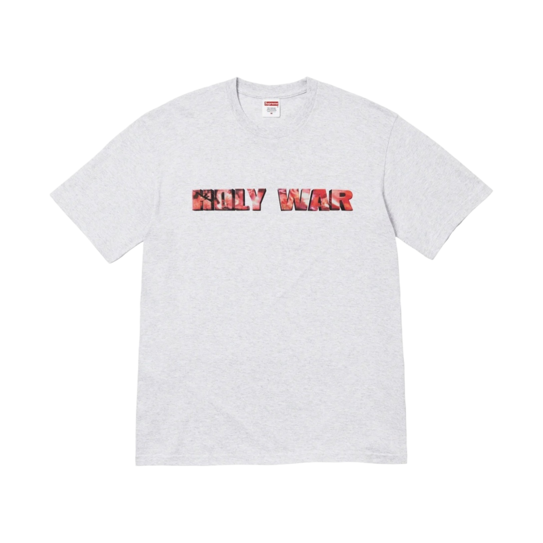 슈프림 홀리 워 티셔츠 애쉬 그레이 - 23FW