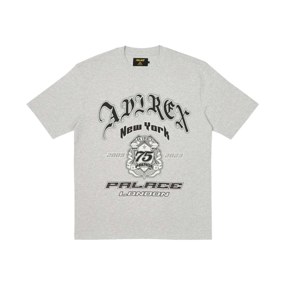 팔라스 아비렉스 티셔츠 그레이 말 - 23FW(Palace Avirex T-Shirt Grey Marl - 23FW) - 1