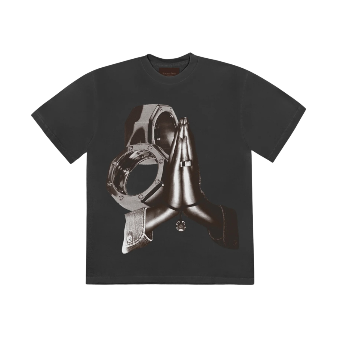 트래비스 스캇 캑터스 잭 x 오데마 피게 콜라주 티셔츠 블랙