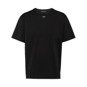 Prada Stretch Cotton T-Shirt Logo Black