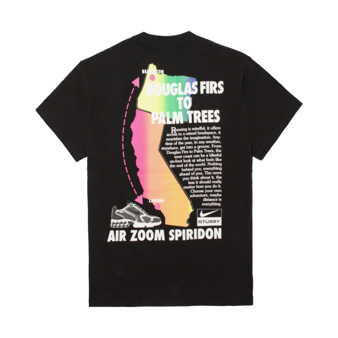 나이키 x 스투시 SS BR 스피리돈 티셔츠 블랙 - US/EU(Nike x Stussy SS BR Spiridon T-Shirt Black - US/EU)
