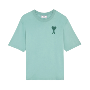 AMI de Coeur Tone-On-Tone T-Shirt Green Aqua