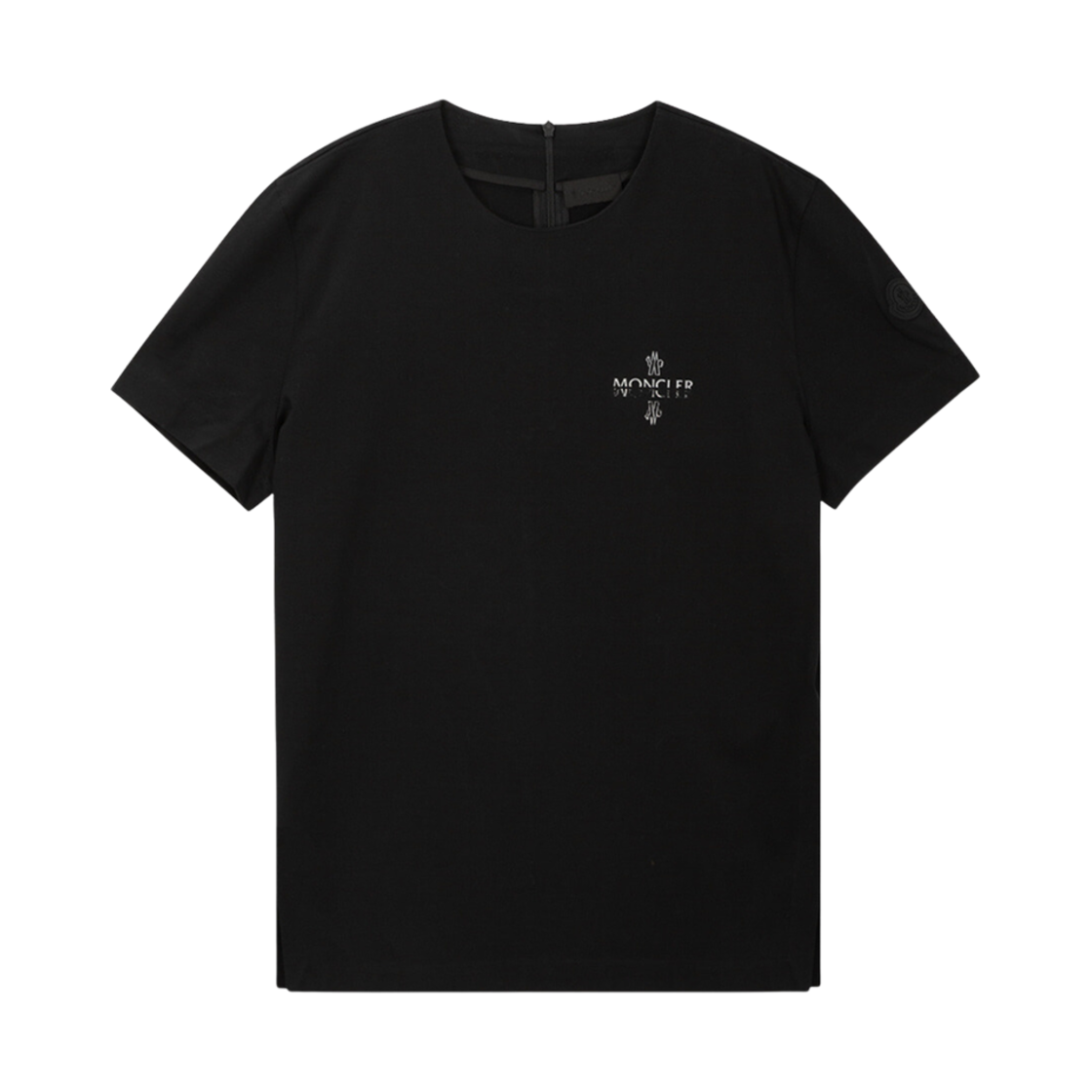 (W) 몽클레르 로고 트셔츠 블랙 - 24SS((W) Moncler Logo T-Shirt Black - 24SS)