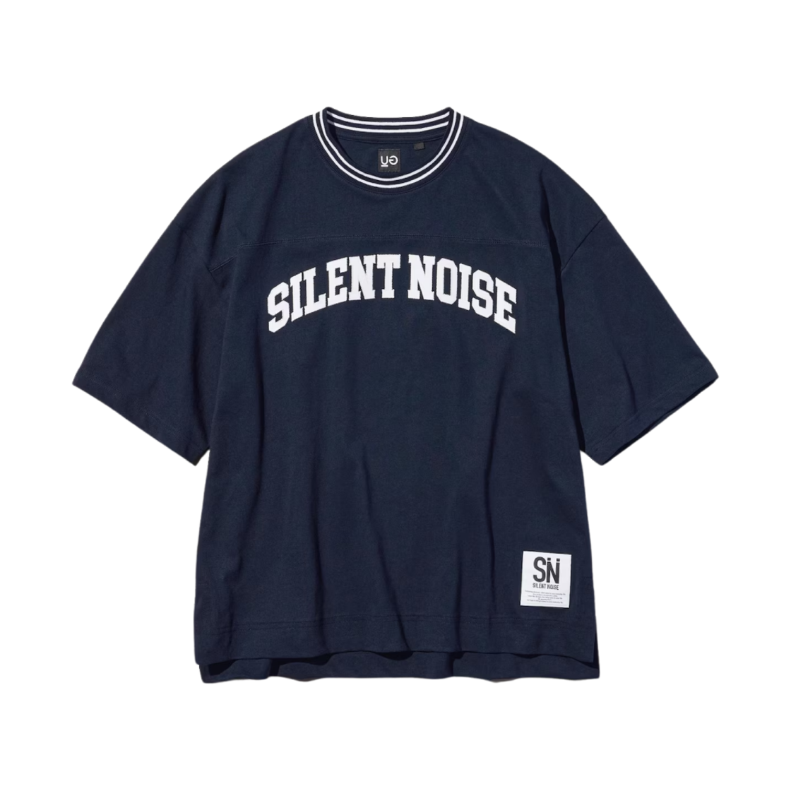 357105-69 GU x Undercover Football T-Shirt Navy - JP