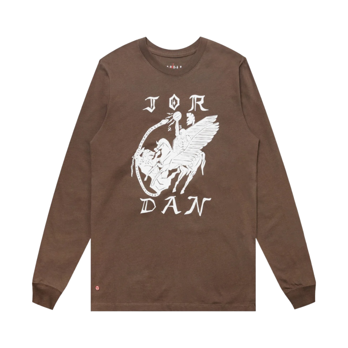 조던 아티스트 시리즈 바이 우마르 라시드 롱슬리브 티셔츠 팔로미노 - 아시아