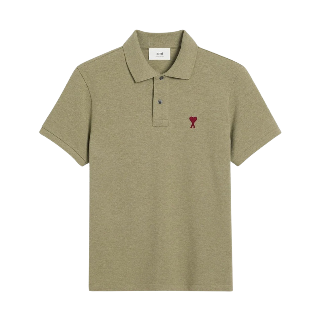 아미 스몰 하트 로고 폴로 셔츠 세이지(AMI de Coeur Polo Shirt Sage)