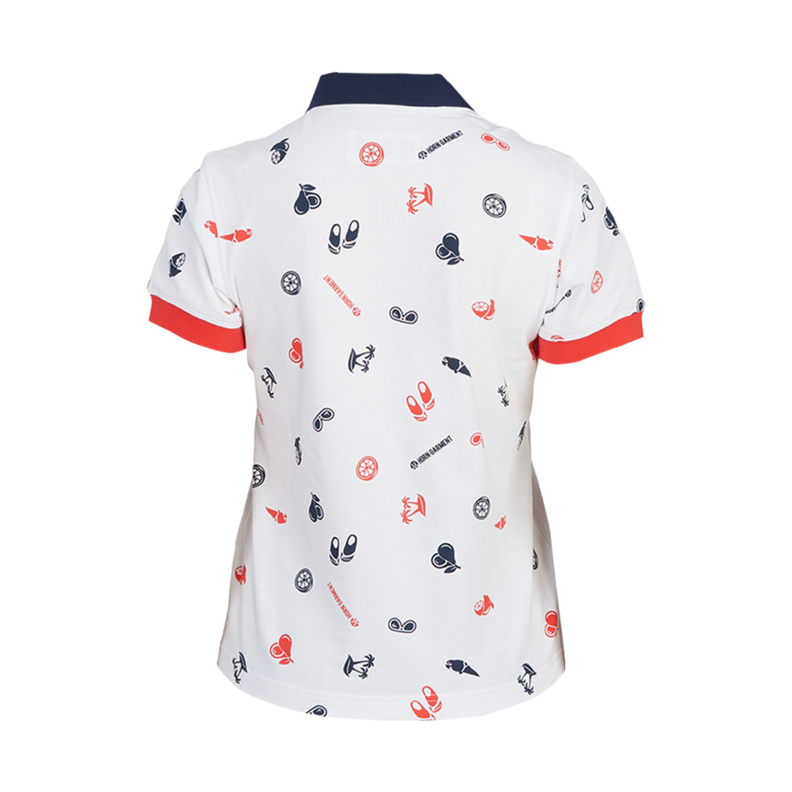 (W) 혼가먼트 골프 웨어 폴로 티셔츠 화이트((W) Horn Garment Golf Wear Polo T-Shirt White) - 2