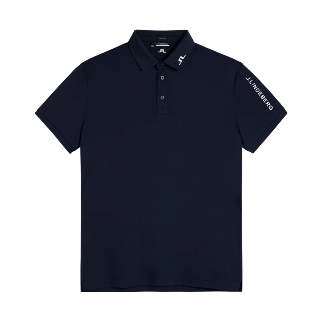 제이린드버그 투어 테크 레귤러 핏 골프 폴로 블랙(J.Lindeberg Tour Tech Regular Fit Golf Polo Black)