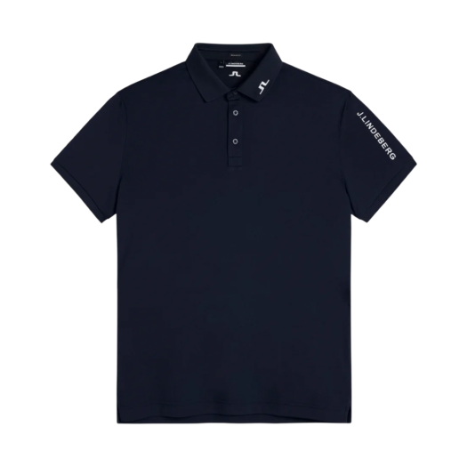 J.Lindeberg Tour Tech Regular Fit Golf Polo Black