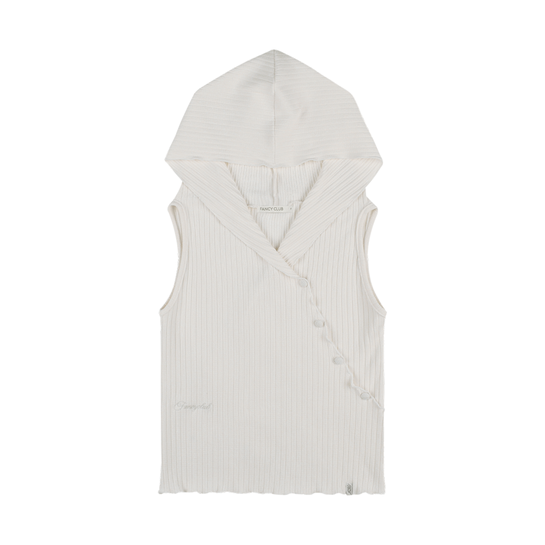 팬시클럽 버드 카울 슬리브리스 아이보리