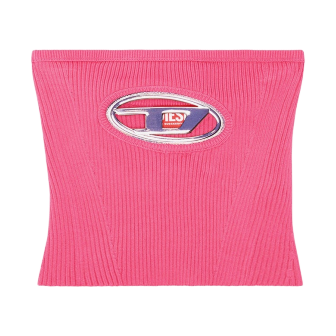 (W) 디젤 M-클락스빌-B 로고 플라크 방도 탑 핫 핑크