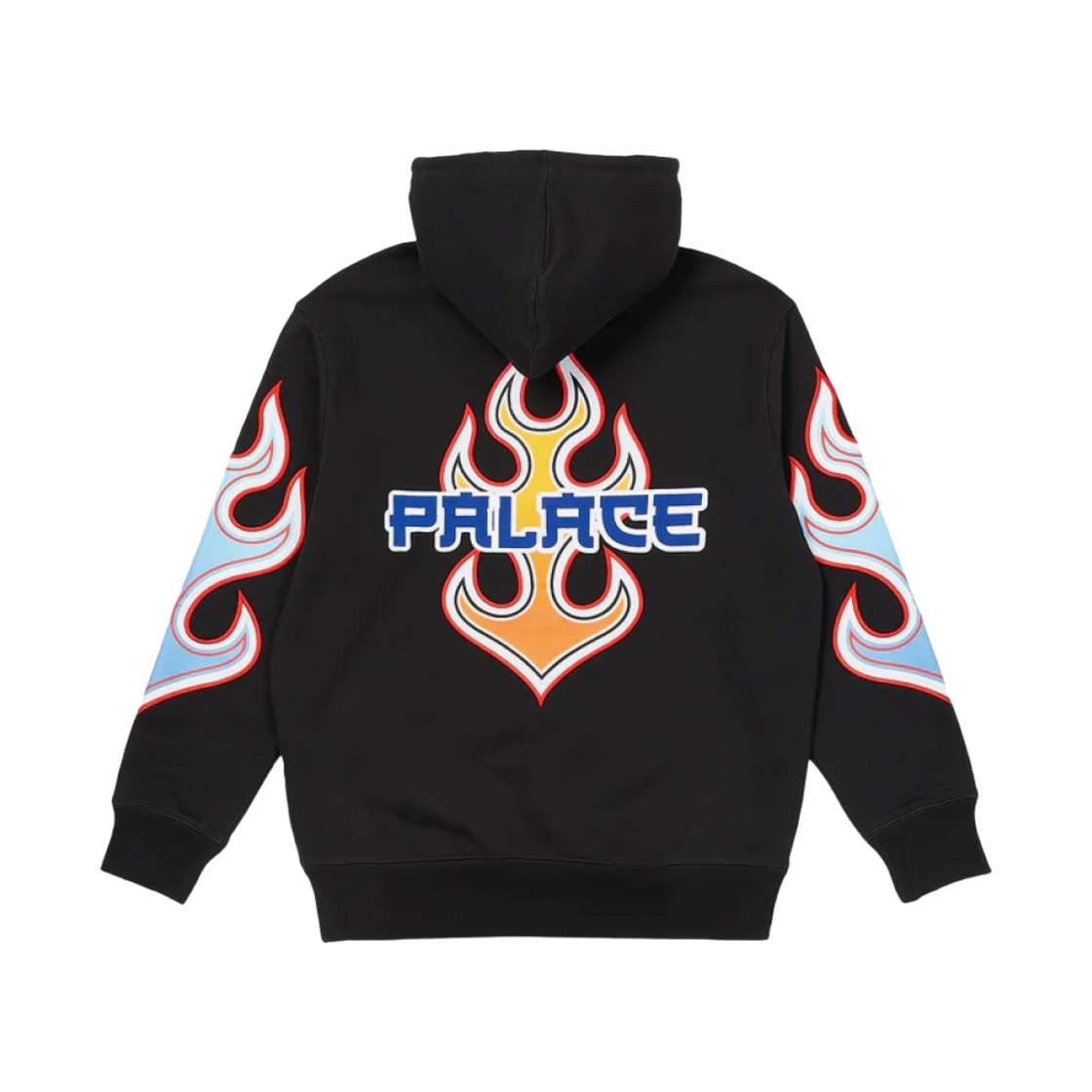 팔라스 플레임 후드 집업 블랙 - 22FW(Palace Flame Zip hood Black - 22FW) - 2