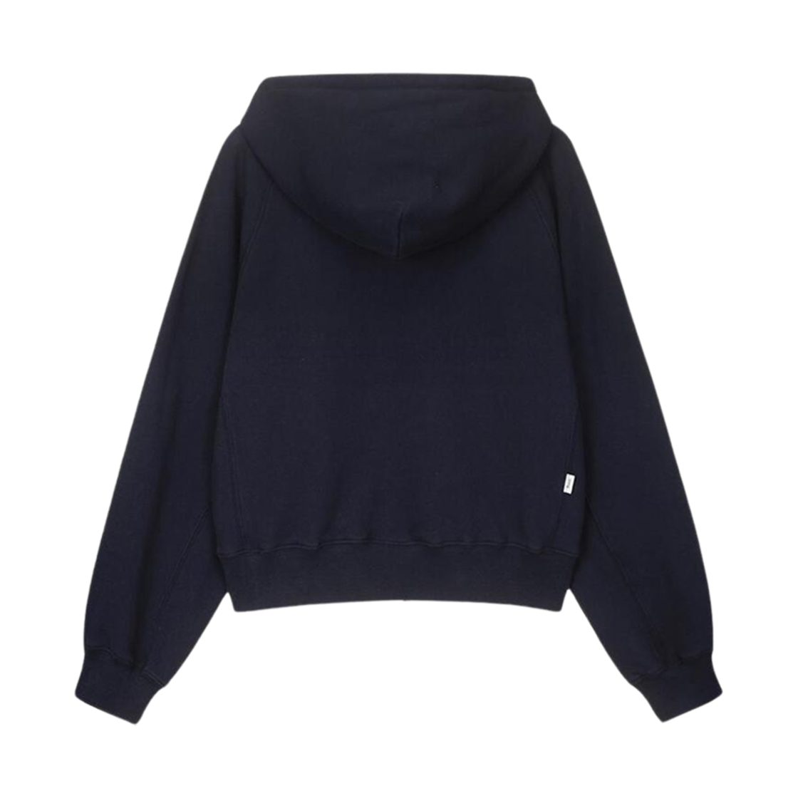 던스트 레더 로고 집업 후드 프렌치 네이비(Dunst Leather Logo Zip-Up Hoodie French Navy) - 2