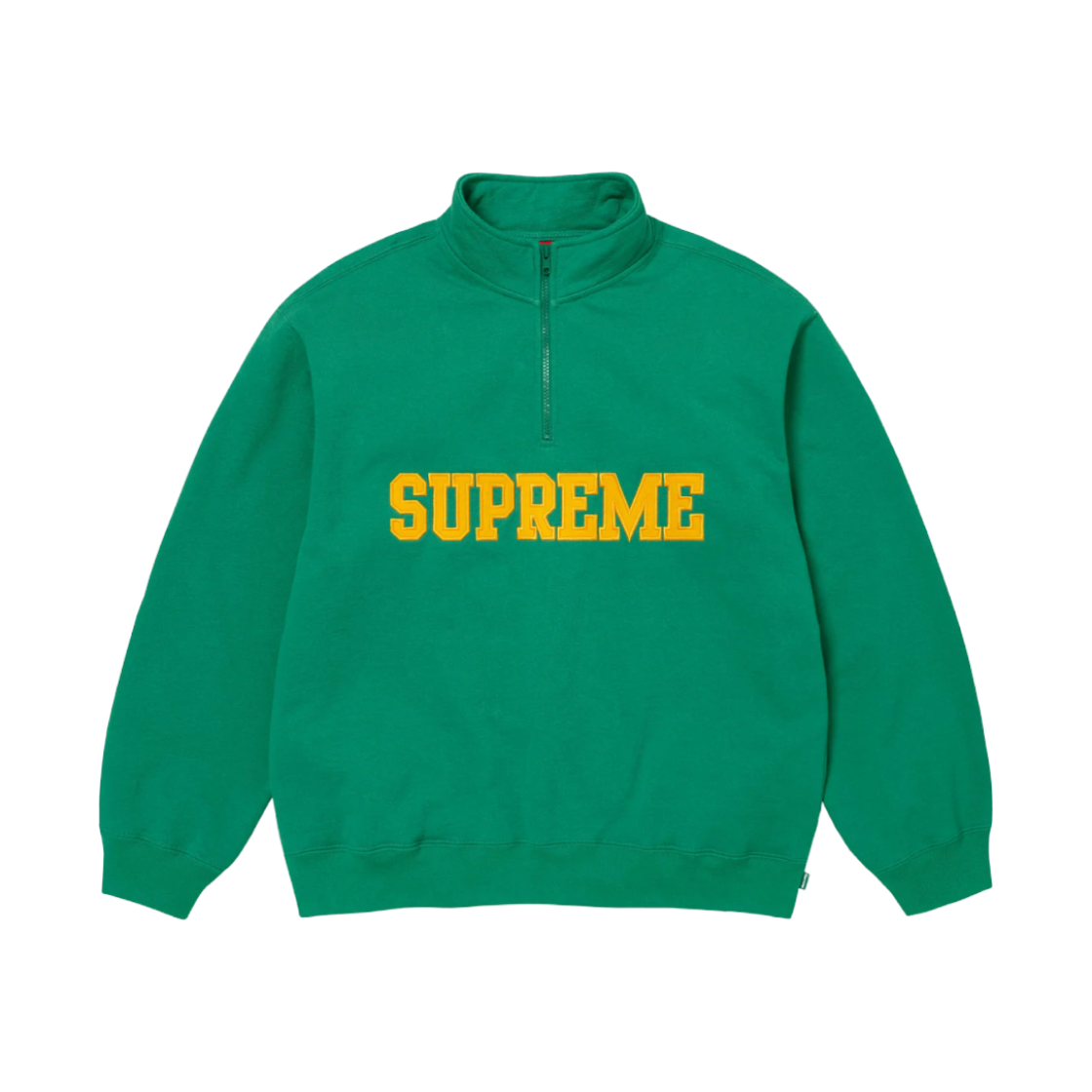 슈프림 컬리지에이트 하프 집 풀오버 라이트 파인 - 24FW
