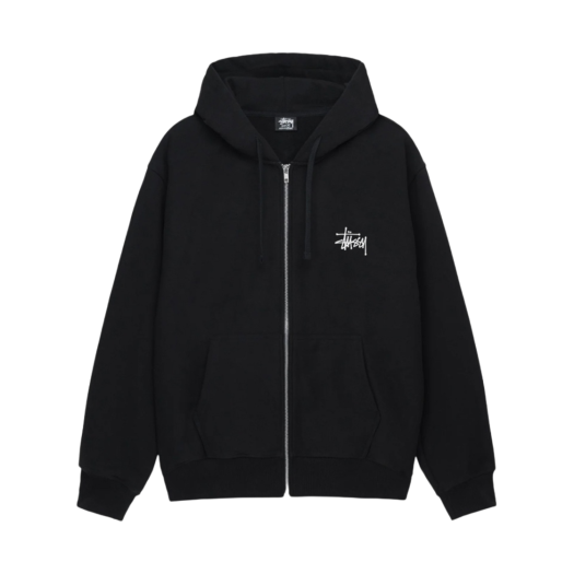 1975000/M Stussy Basic Zip Hoodie Black