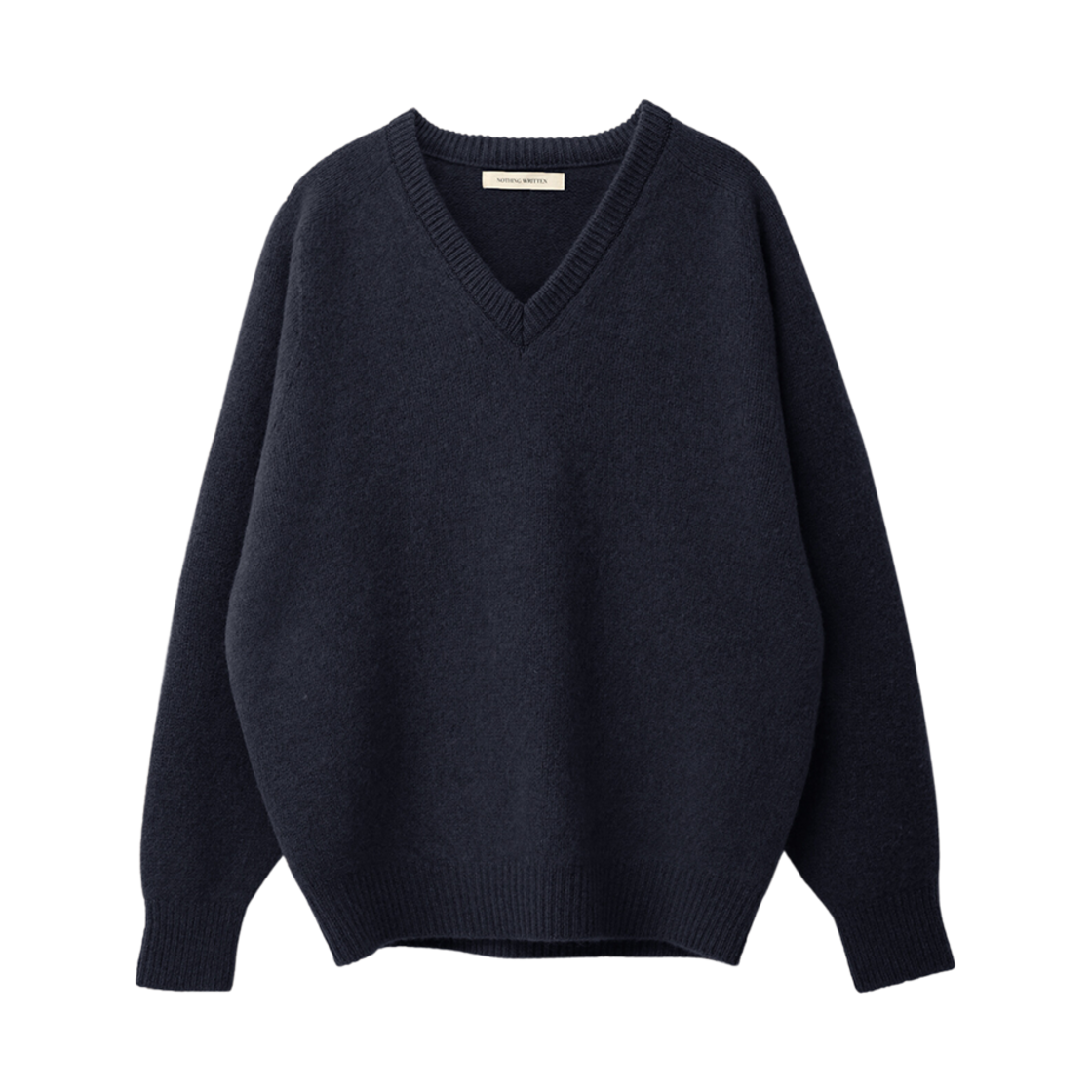 - (W) Nothing Written Pound Alpaca Sweater French Navy
