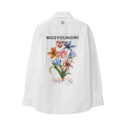 Wooyoungmi Flower Print Shirt White - 24SS