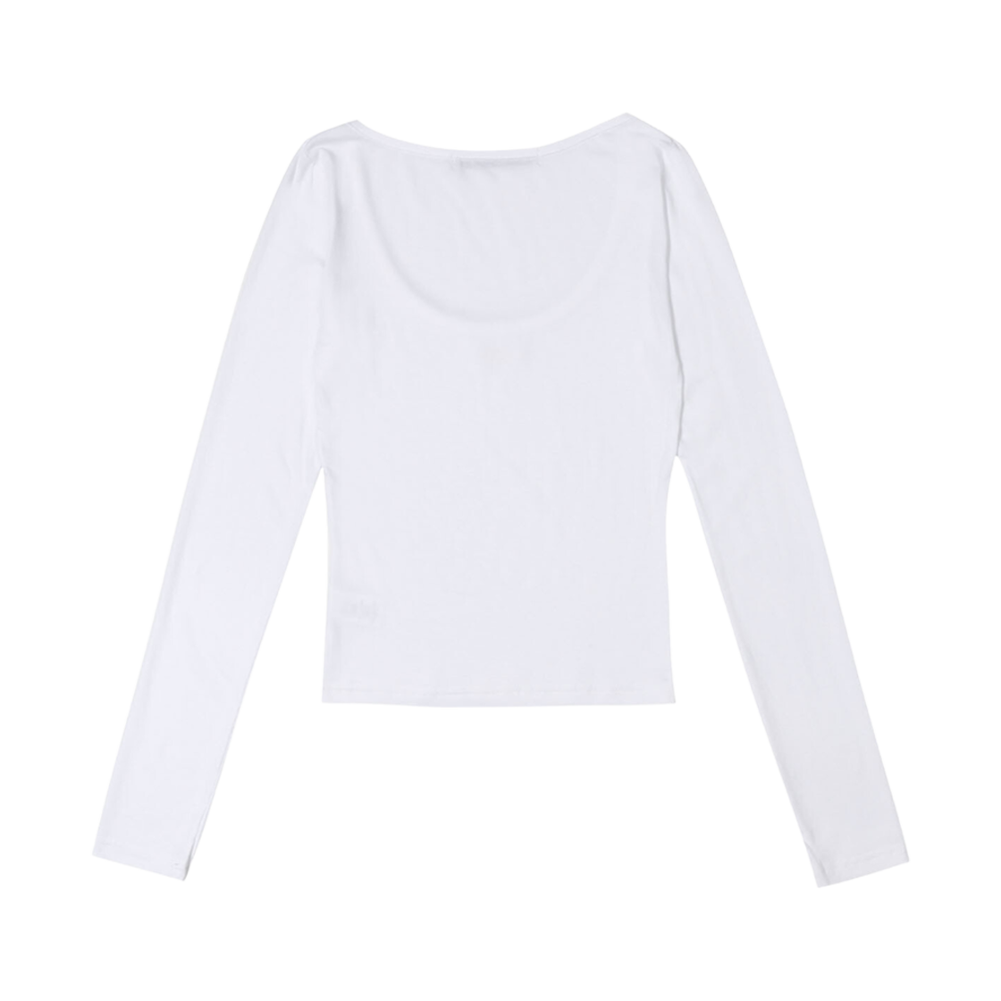 (W) 보헤미안 서울 베이직 딥 유넥 롱슬리브 아이보리((W) Bohemian Seoul Basic Deep U Neck Long Sleeve Ivory) - 2