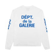 Gallery Dept. French Collector LS T-Shirt White Blue