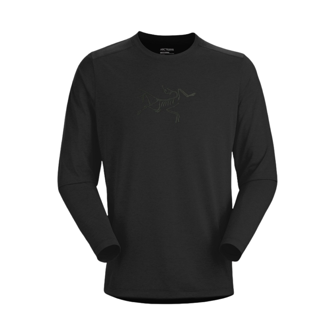 아크테릭스 코막 로고 롱슬리브 티셔츠 블랙(Arc'teryx Cormac Logo LS T-Shirt Black) - 1