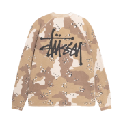 Stussy Raglan Thermal LS Crew Desert Camo