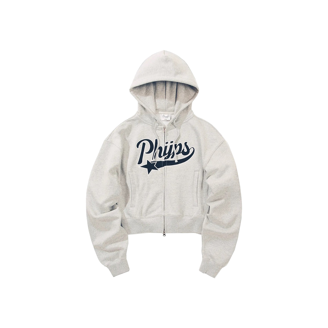 피지컬 디파트먼트 우먼즈 크롭 스타테일 후드집업 오트밀