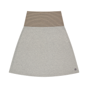 COYSEIO 038 Stripe Skirt Melange Grey