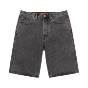 Supreme Baggy Denim Shorts Washed Black - 23SS