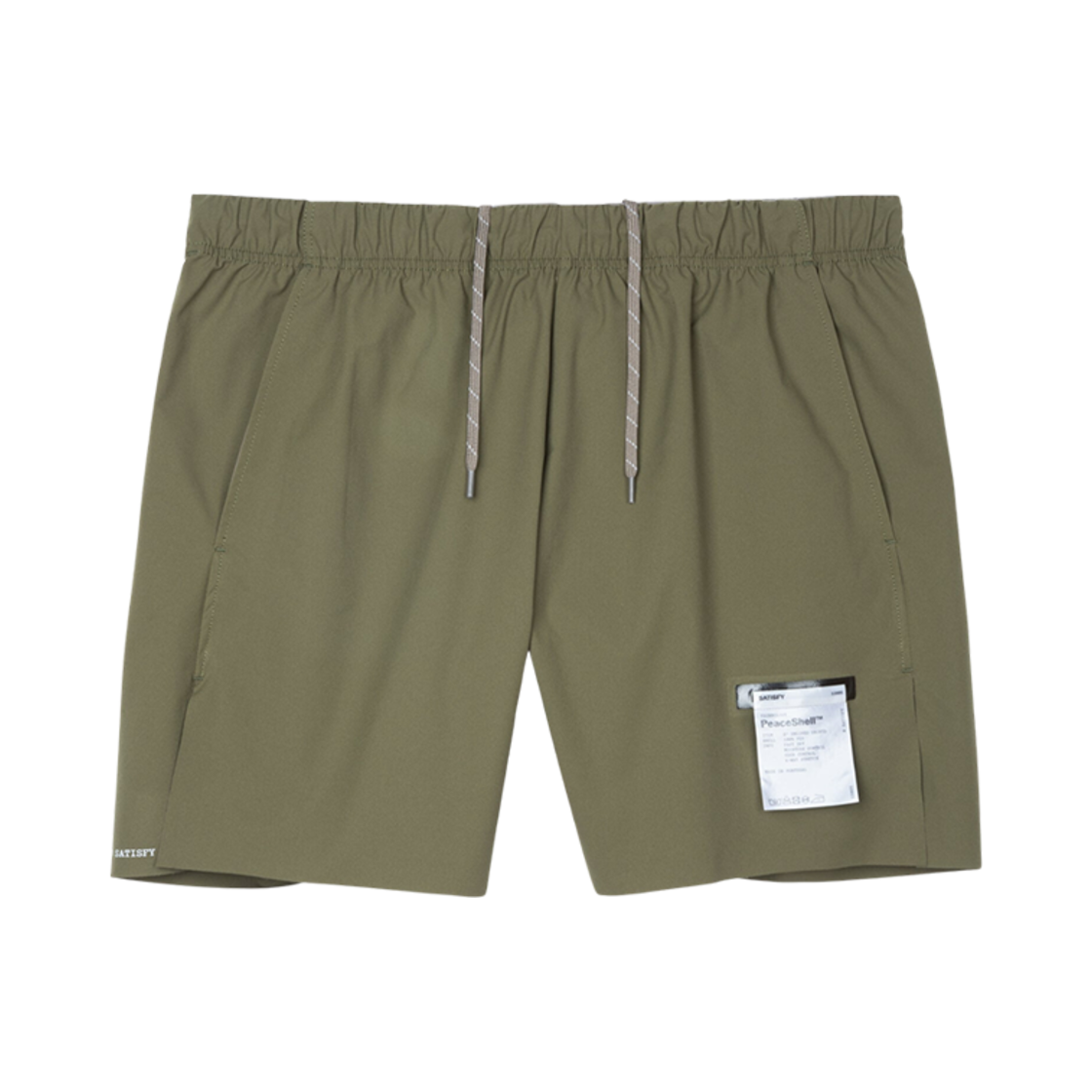 새티스파이 피스쉘 5인치 언라인드 쇼츠 올리브(Satisfy Peaceshell 5 Inch Unlined Shorts Olive) - 1