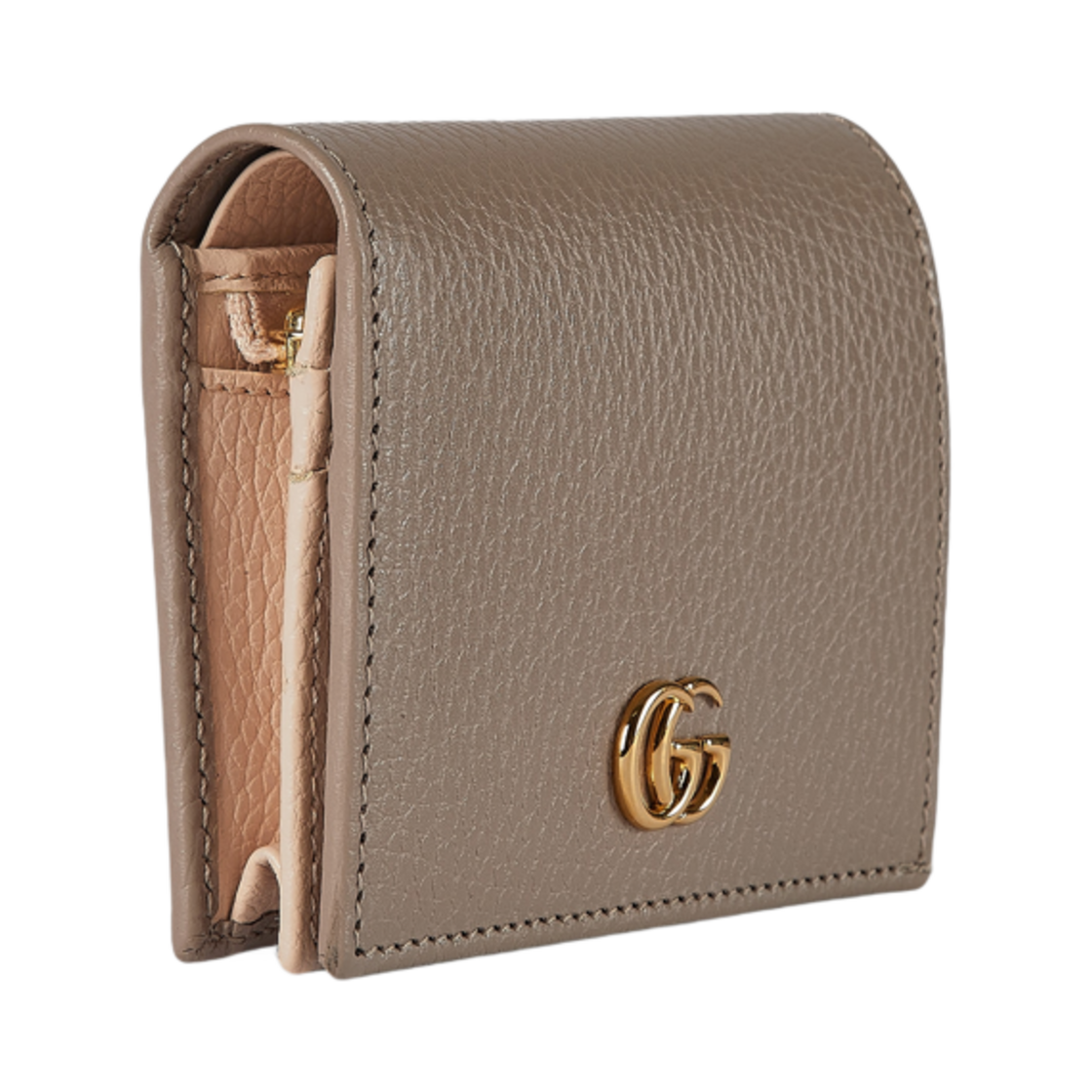 구찌 GG 마몽 핑크 인테리어 카드 케이스 토프(Gucci GG Marmont Pink Interior Card Case Taupe) - 2
