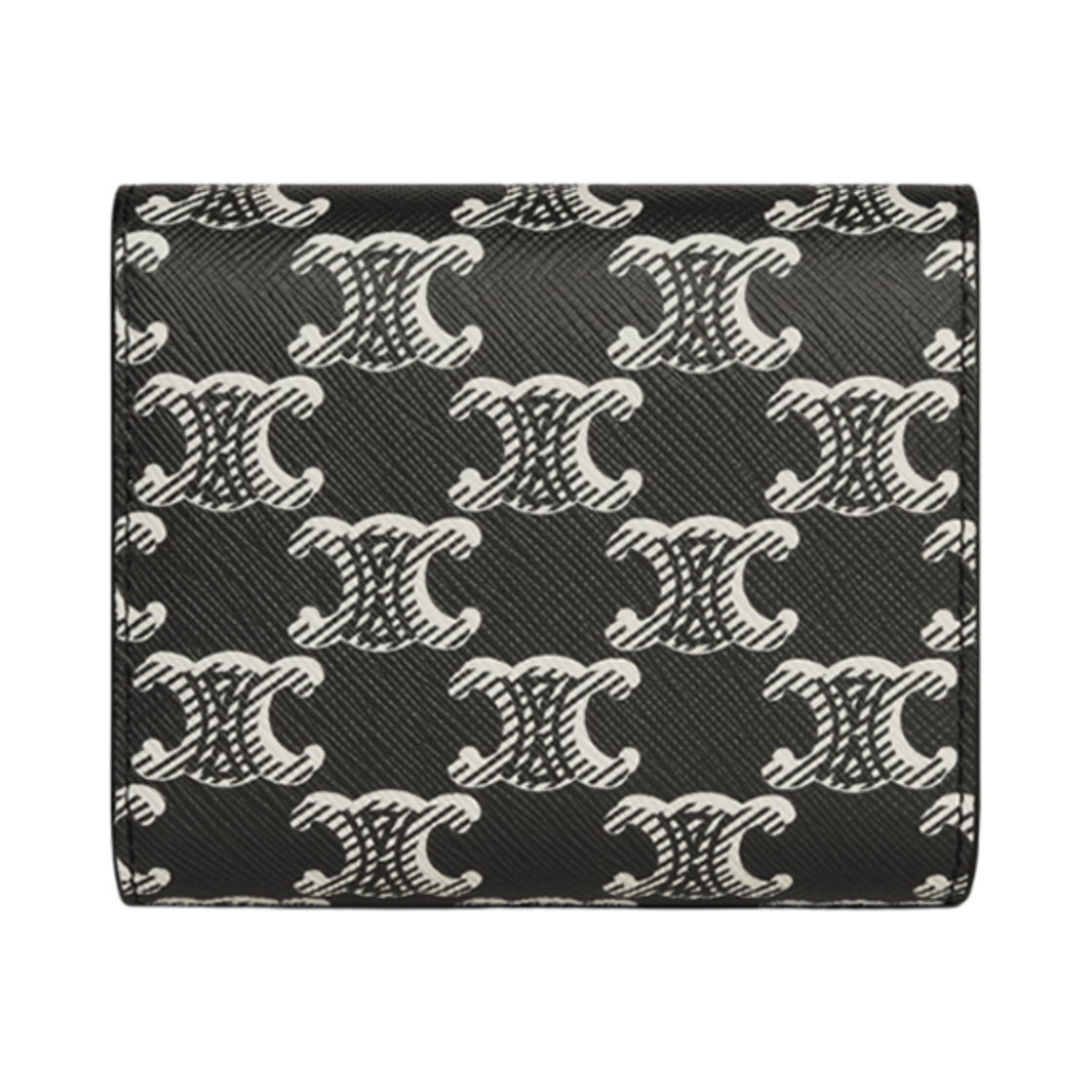 셀린느 스몰 월렛 트리옹프 트리옹프 캔버스 투톤 블랙(Celine Small Wallet Triomphe in Triomphe Canvas Two-Tone Black) - 3