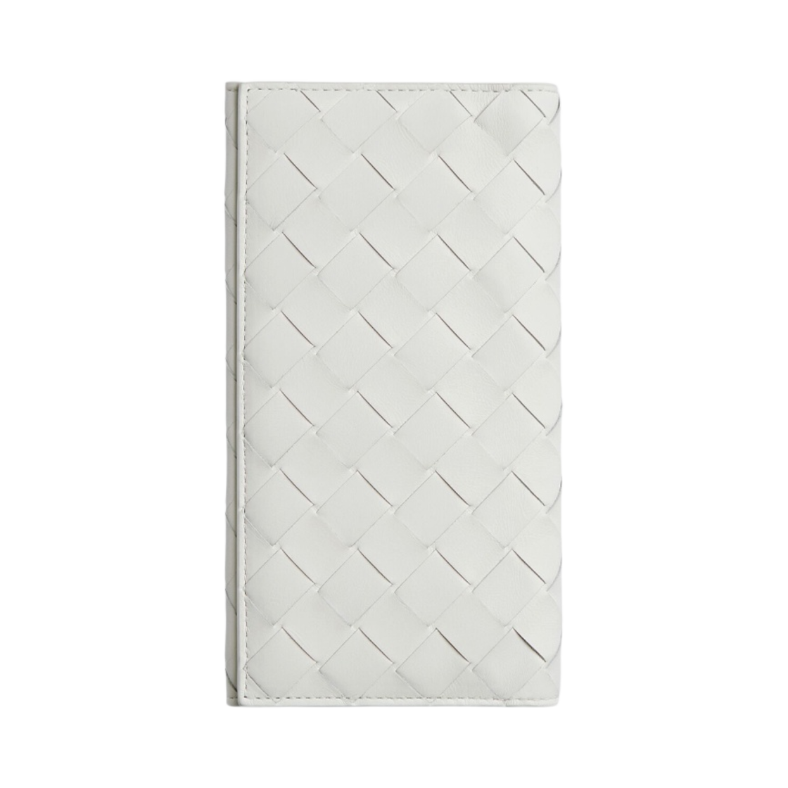 보테가 베네타 인트레치아토 장지갑 화이트 패러킷(Bottega Veneta Long Intrecciato Wallet White Parakeet) - 1
