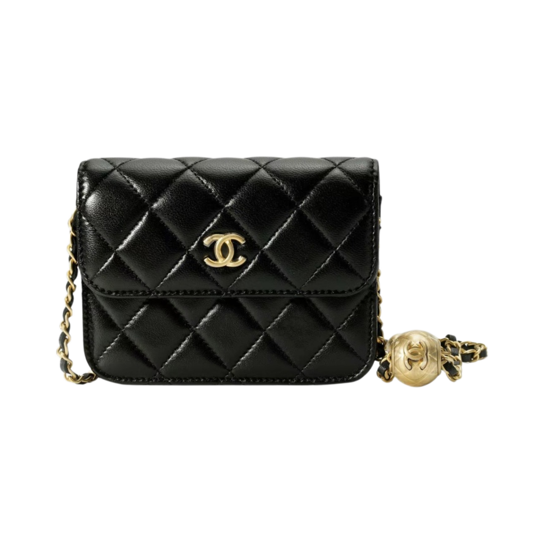 샤넬 체인 미니백 램스킨 & 골드 메탈 블랙(Chanel Clutch with Chain Lambskin & Gold Black) - 2