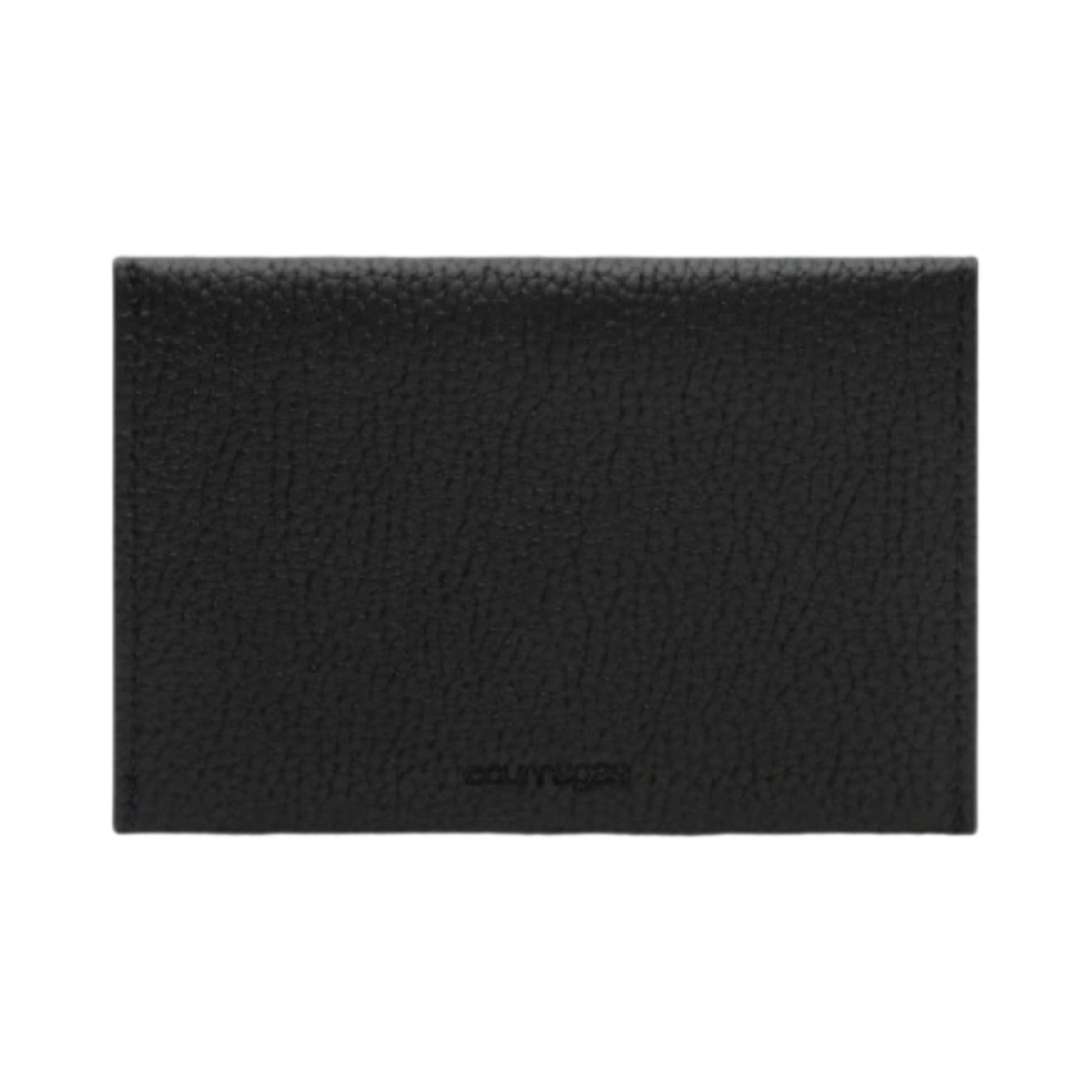 꾸레쥬 그레인드 레더 엔벨로프 카드홀더 블랙(Courreges Grained Leather Envelope Cardholder Black) - 2