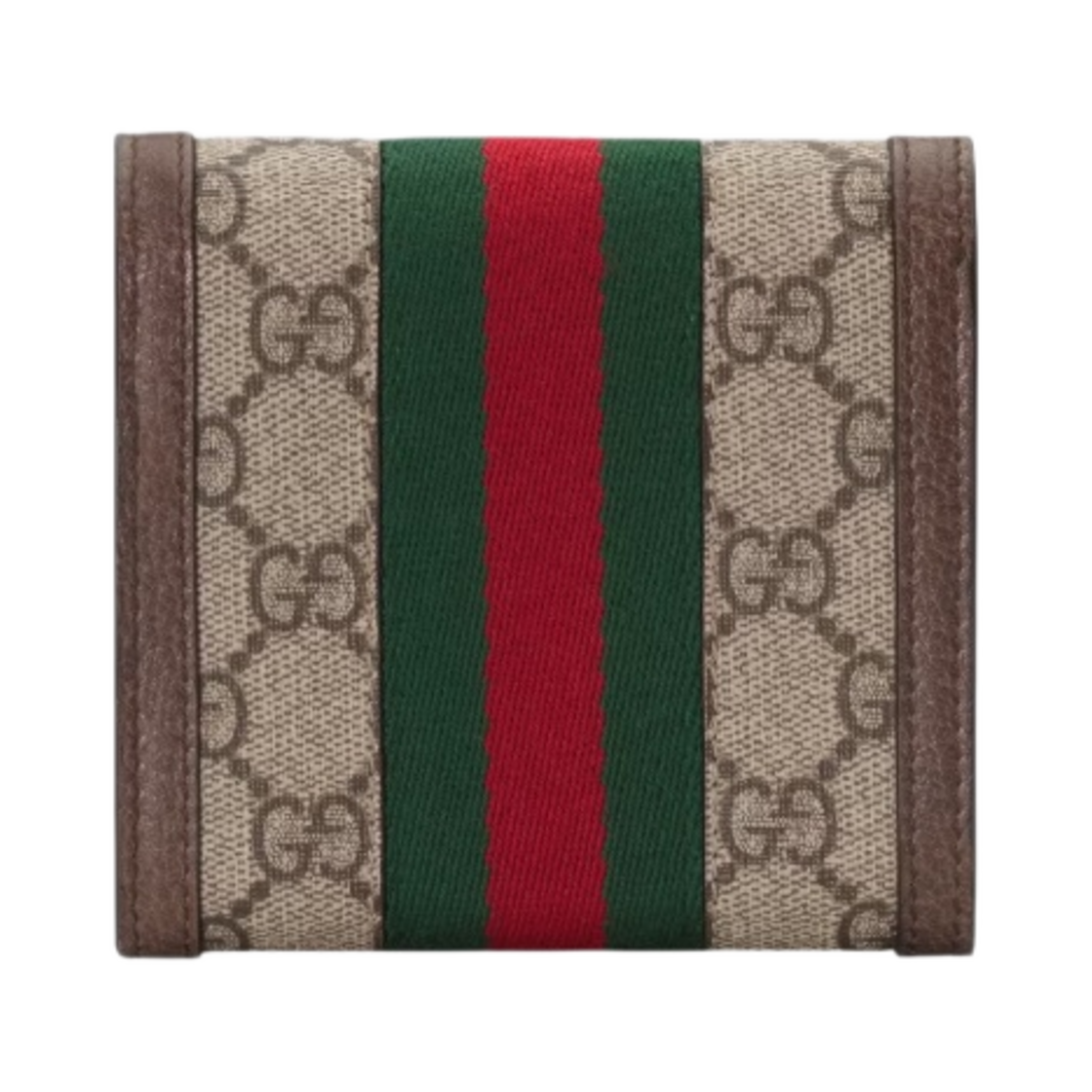 구찌 오피디아 GG 카드 케이스 플랩 지갑 베이지 에보니(Gucci Ophidia GG Card Case Flap Wallet Beige Ebony) - 2
