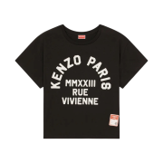 Kenzo Rue Vivienne Boxy T-Shirt Black