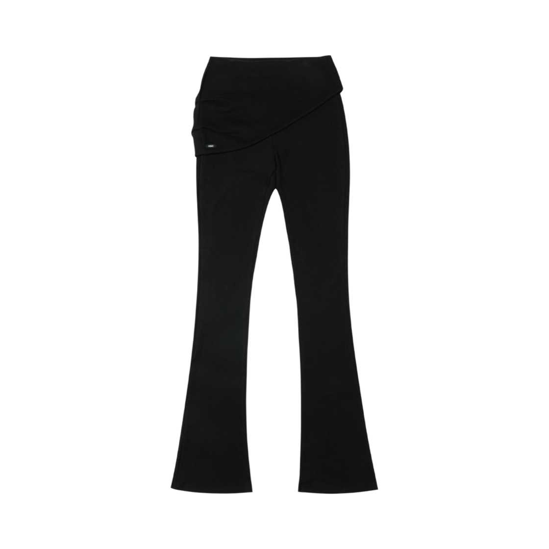 - (W) Bohemian Seoul Basic Folded Boots Cut Pants Black
