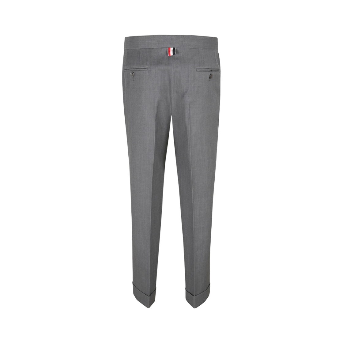 (W) 톰브라운 울 비케 수팅 슬림 로우 라이즈 트라우저 미디움 그레이((W) Thom Browne Wool Pique Suiting Slim Low Rise Trouser Medium Gray) - 2