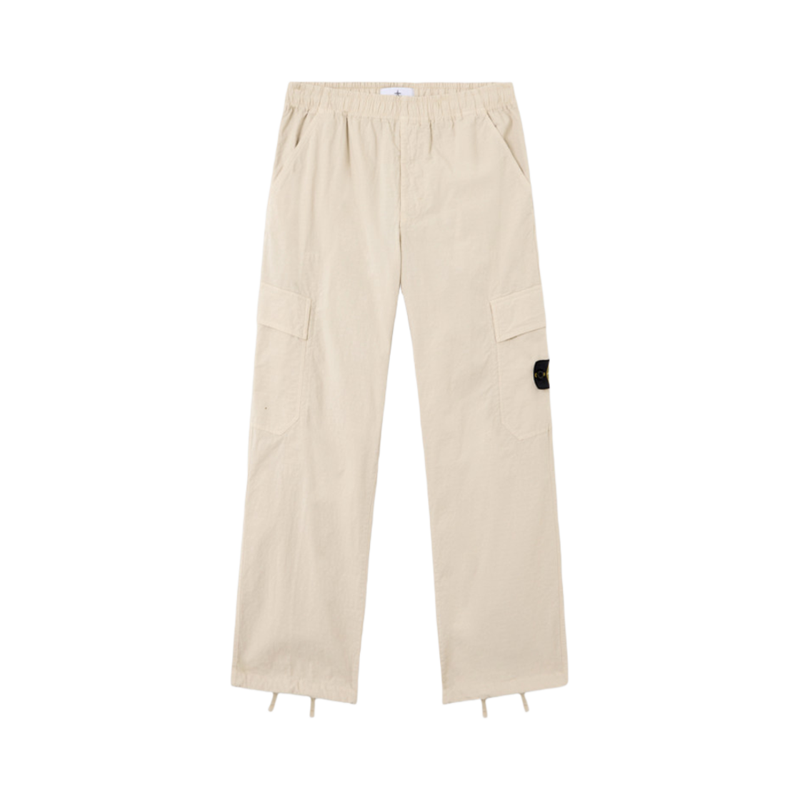 K1S1531000-22S0063-V0095 Stone Island 3100022 Mil-Spec Stretch Ripstop-TC Loose-Fit Cargo Pants with Drawstring Cuffs Sand - 25SS