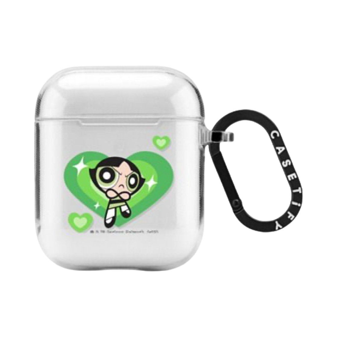 케이스티파이 x 파워퍼프걸 버터컵 에어팟 2세대 에센셜 케이스 클리어(Casetify x The Powerpuff Girls Buttercup AirPods 2nd Gen Essential Case Clear) - 1